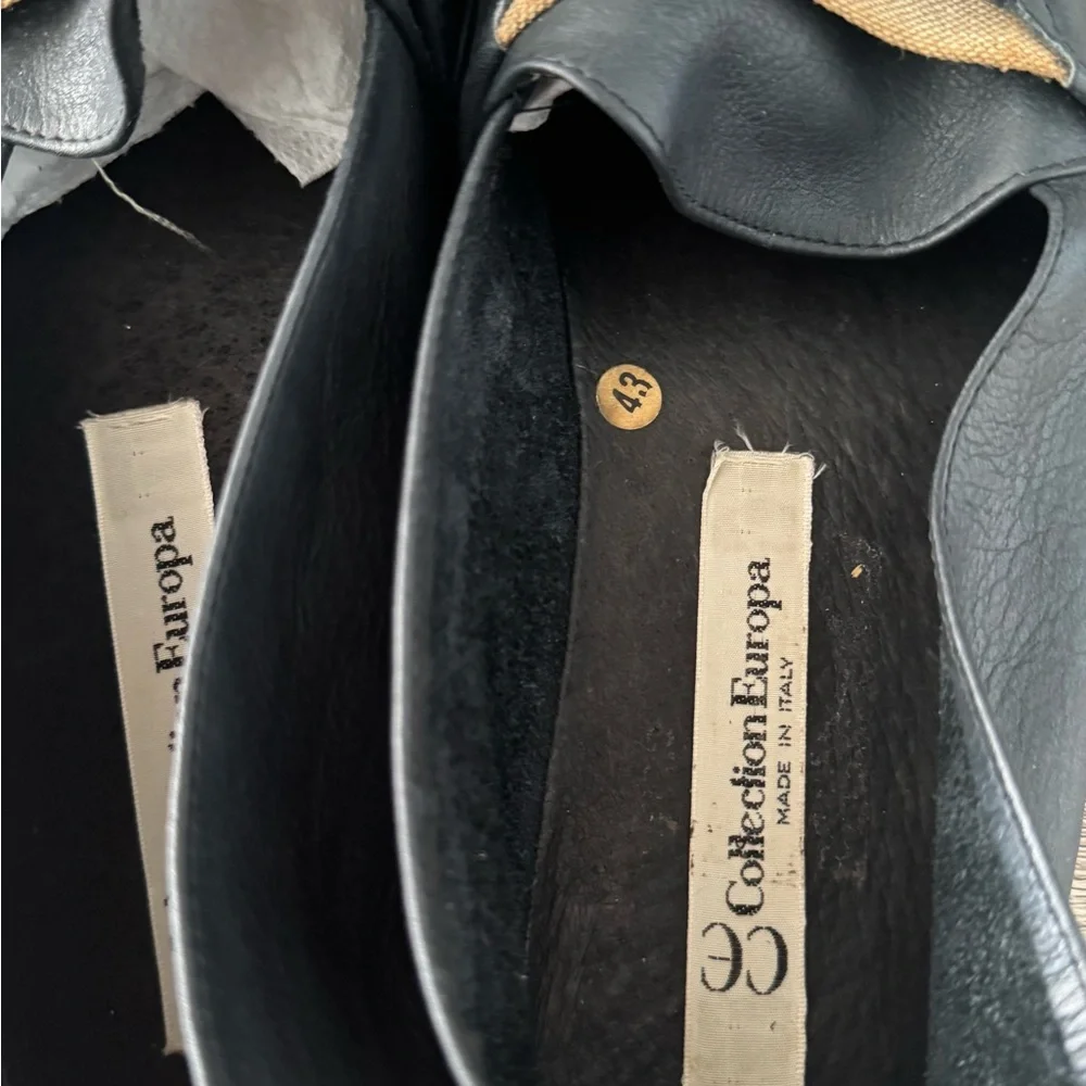 Elegant Black Leather Loafers with Tassels - Picture 9 of 9